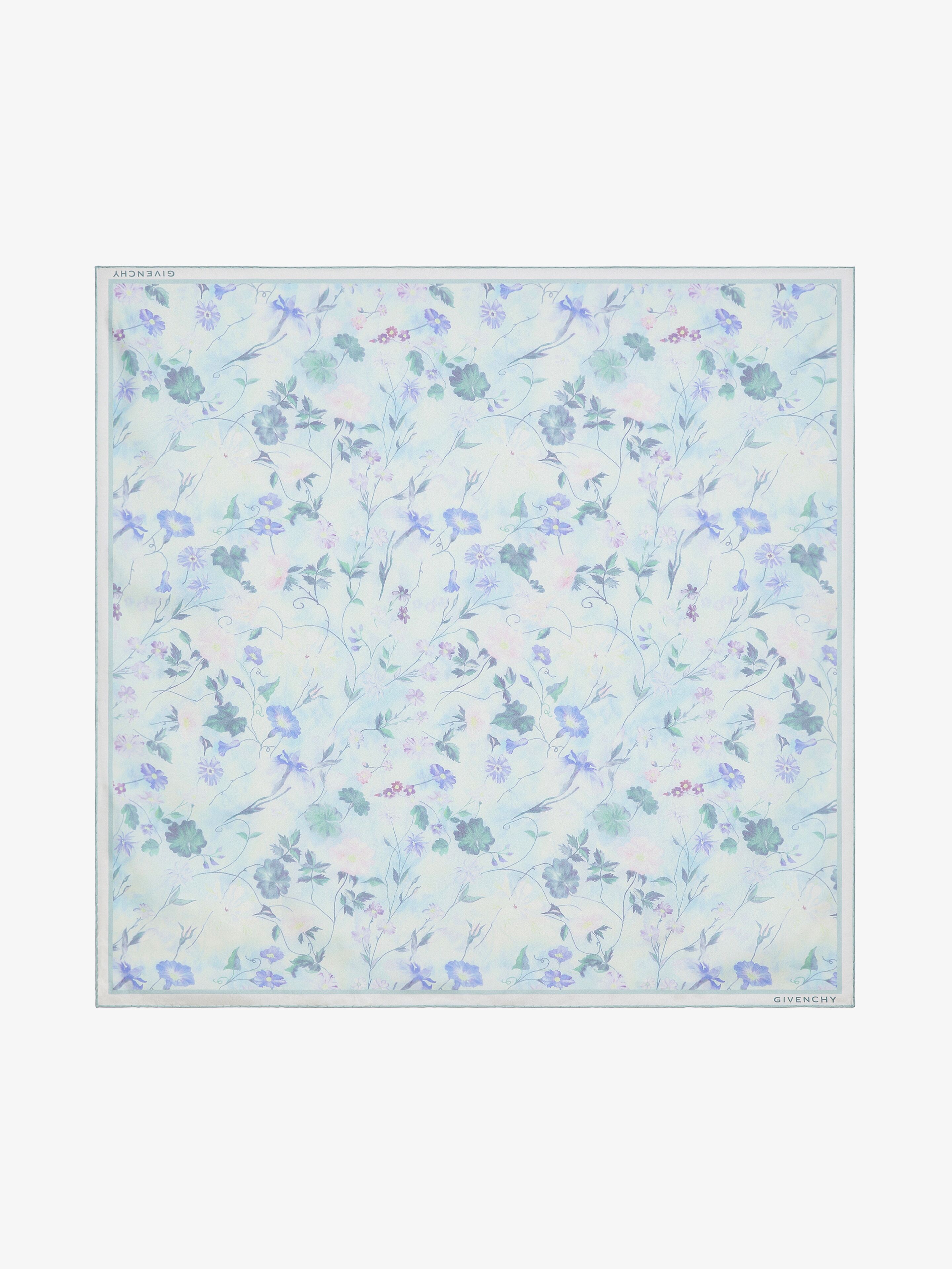 PRINTED SQUARE IN SILK - 1