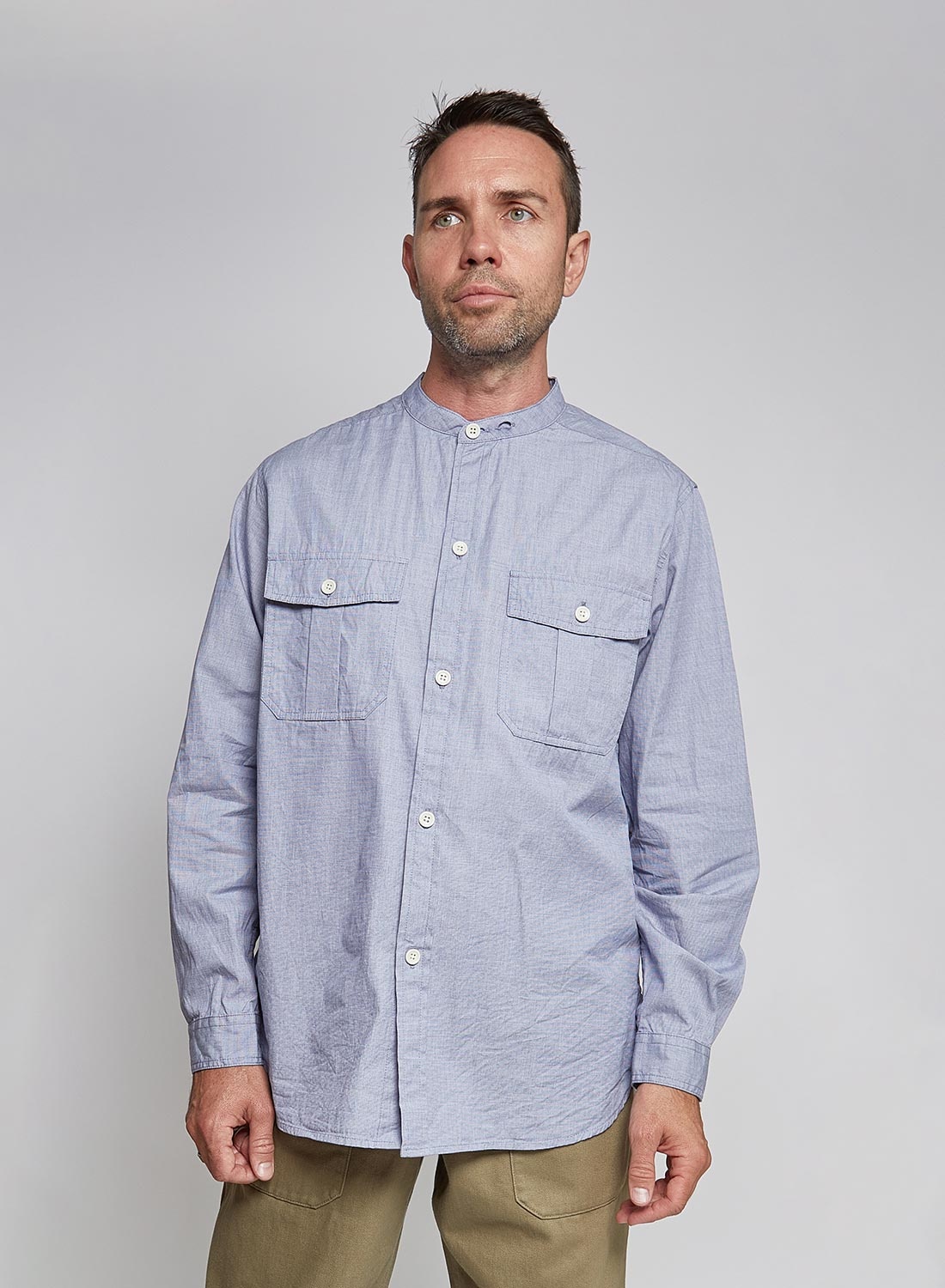 Tunic Shirt in Blue - 2