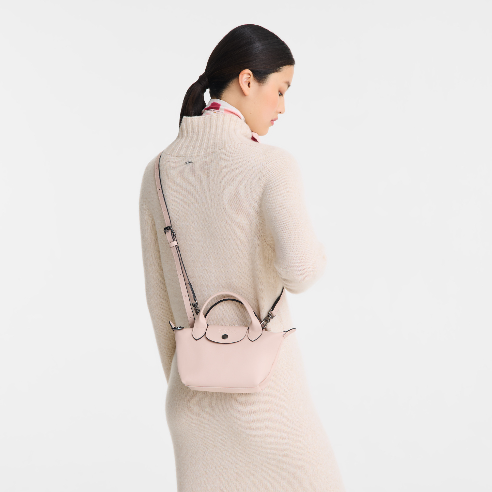 Le Pliage Xtra XS Handbag Nude - Leather - 2