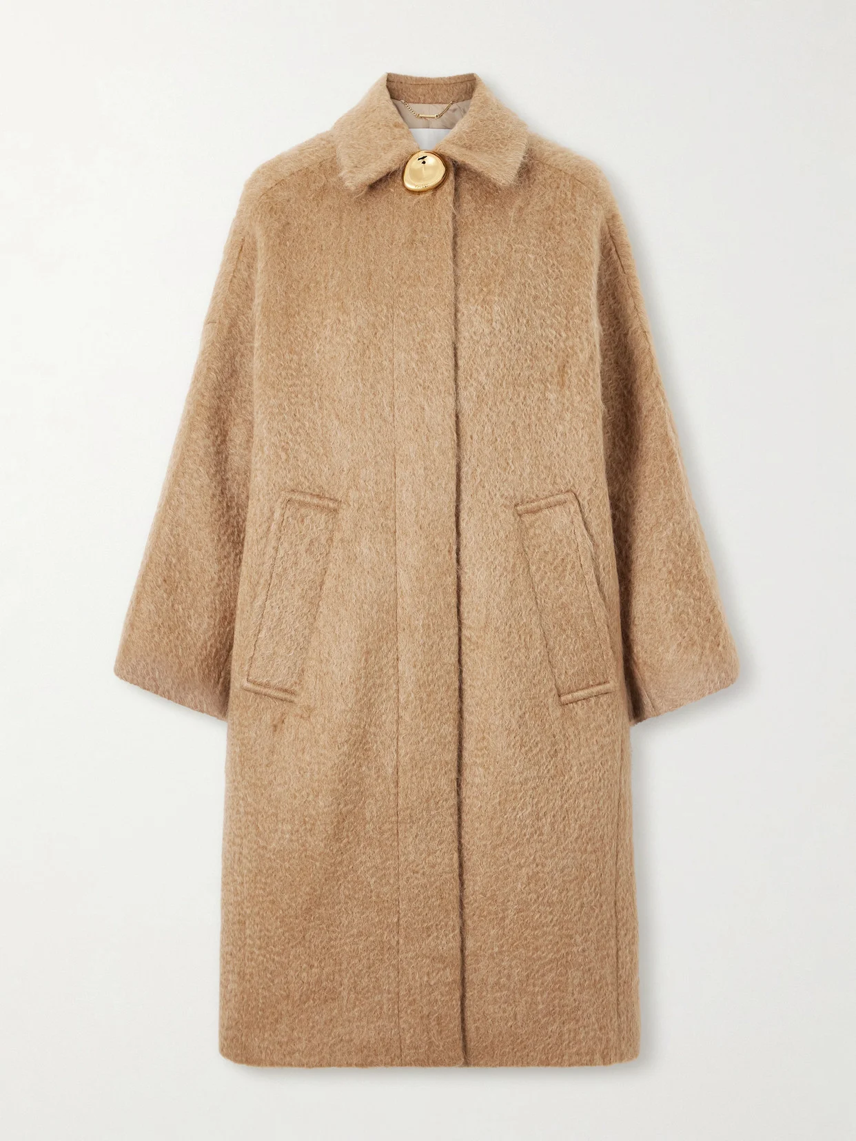 Alger Brushed Wool And Mohair-blend Coat - 1