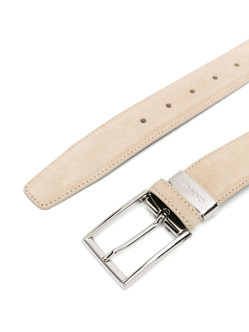 Canali suede belt outlook
