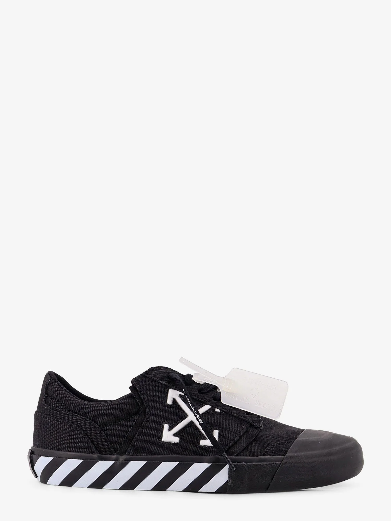 Off White Vulc Undercut Canvas Low-Top Sneakers - 1