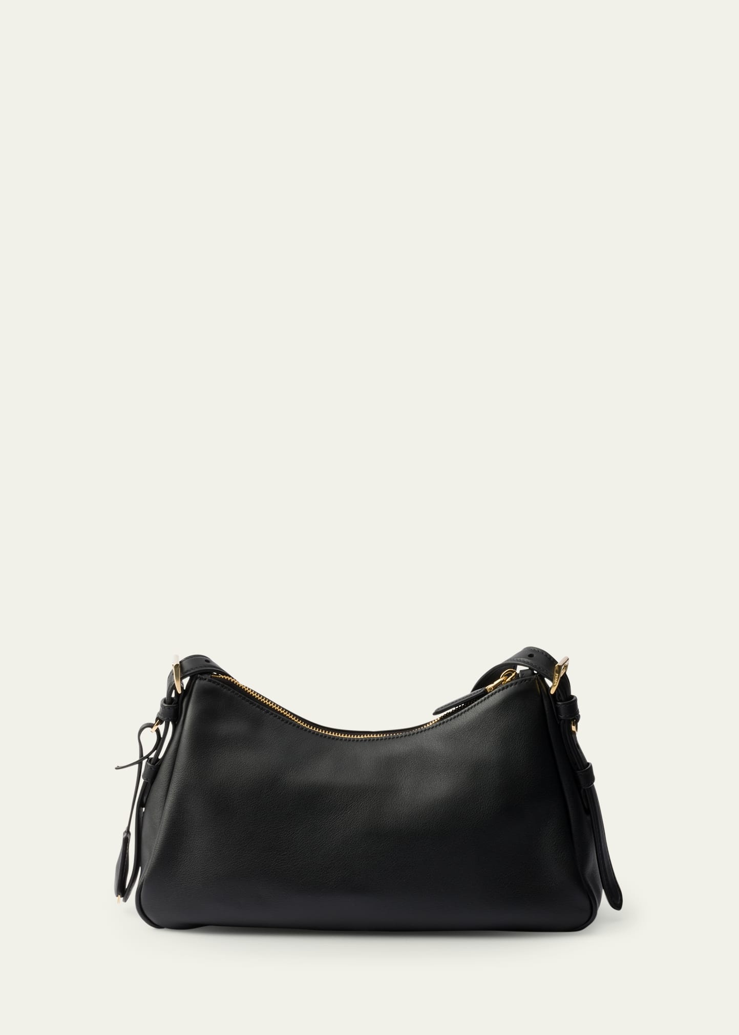 Medium Aimee Zip Leather Shoulder Bag - 3
