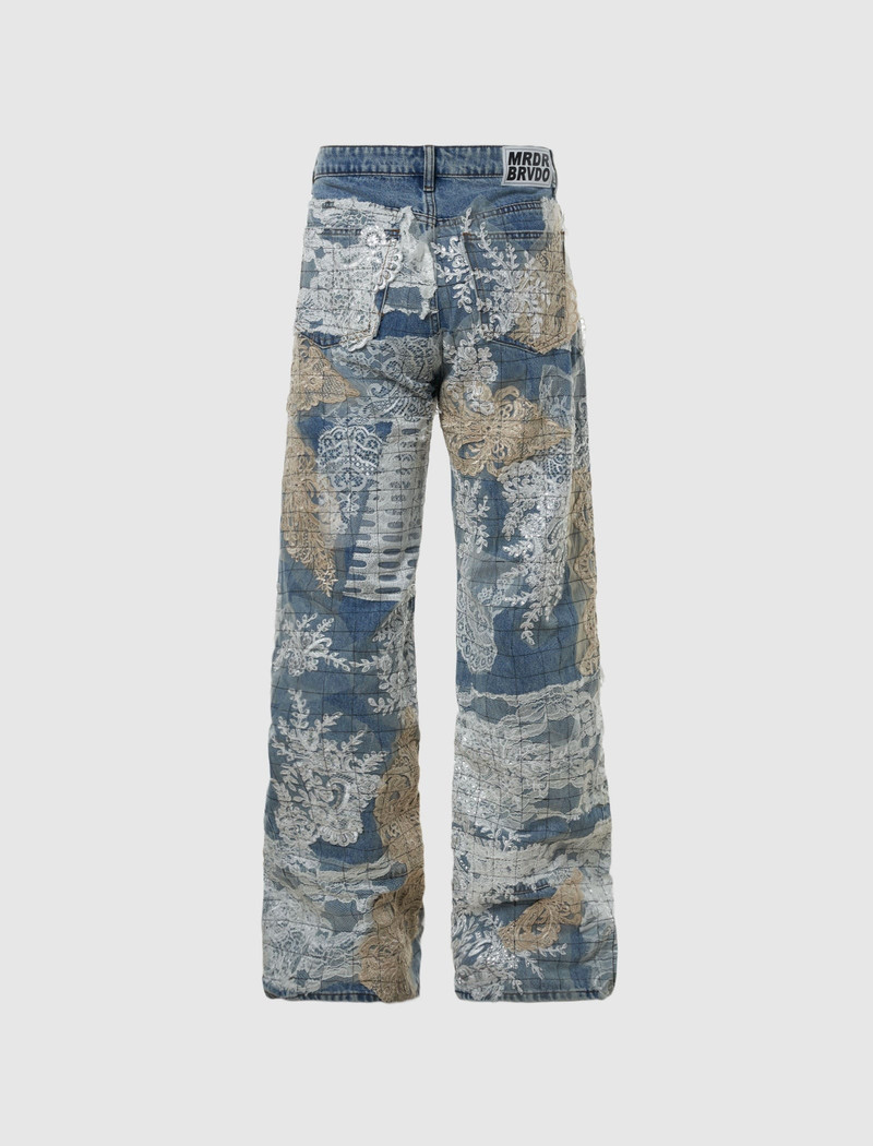 WHO DECIDES WAR GRID LACE DENIM outlook