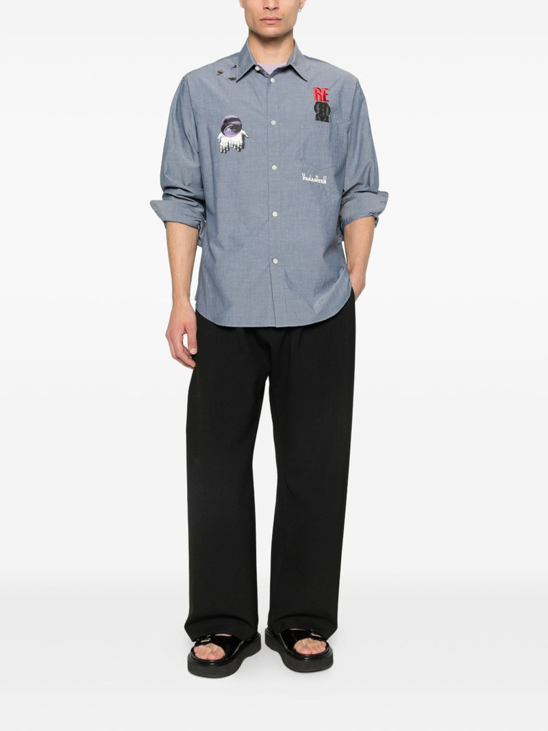 UNDERCOVER chest-pocket shirt outlook