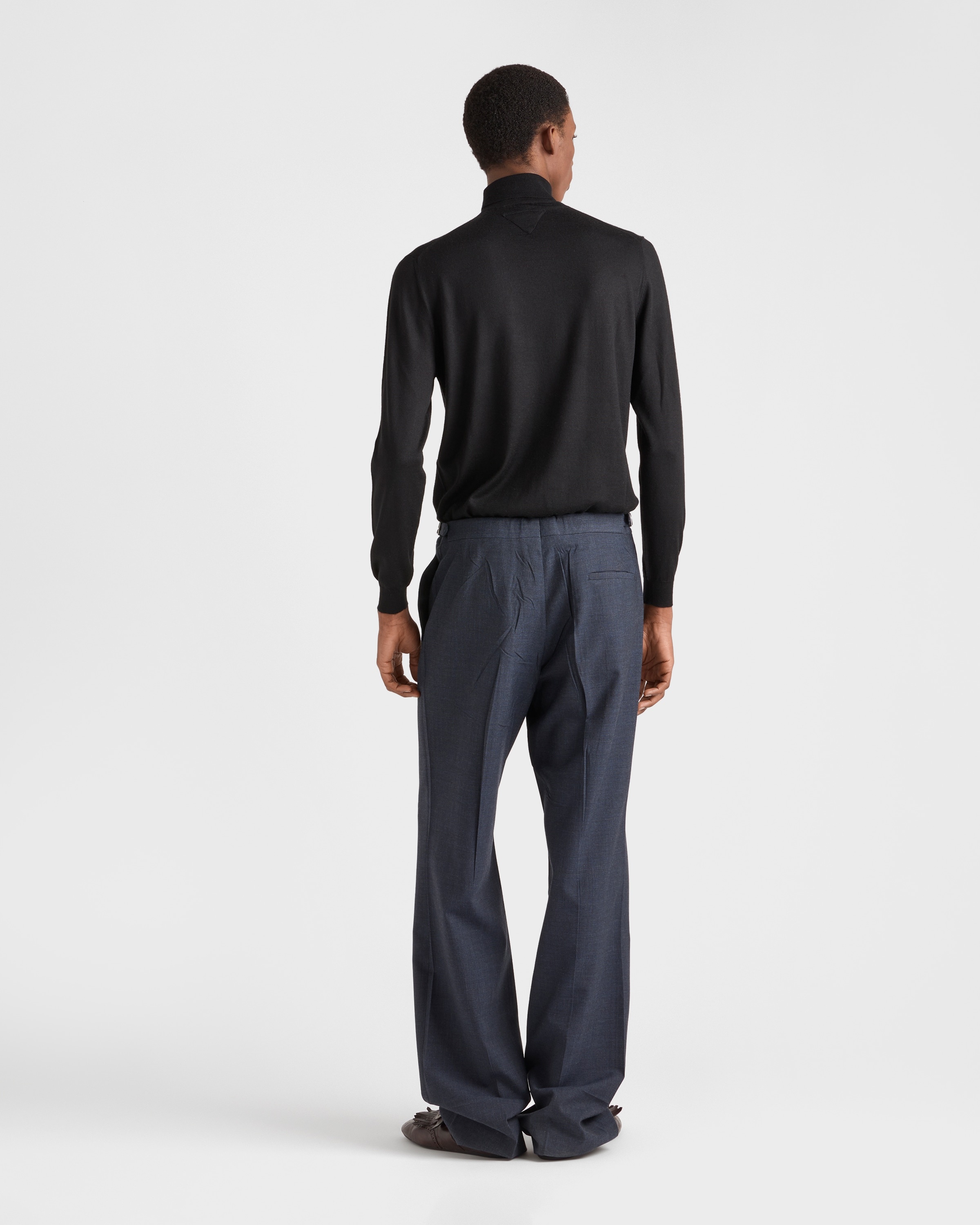 Cashmere and silk turtleneck sweater - 5