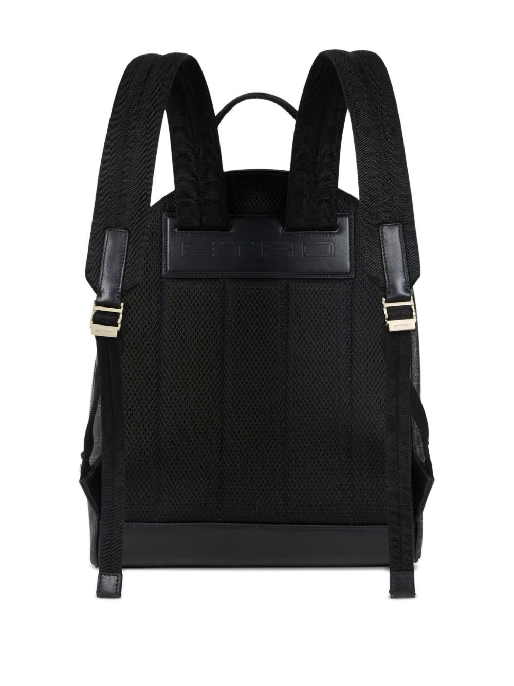 paisley-pattern logo backpack - 3