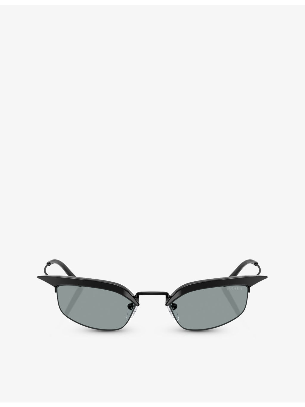 PR B50S Rectangle-Frame Metal Sunglasses - 1