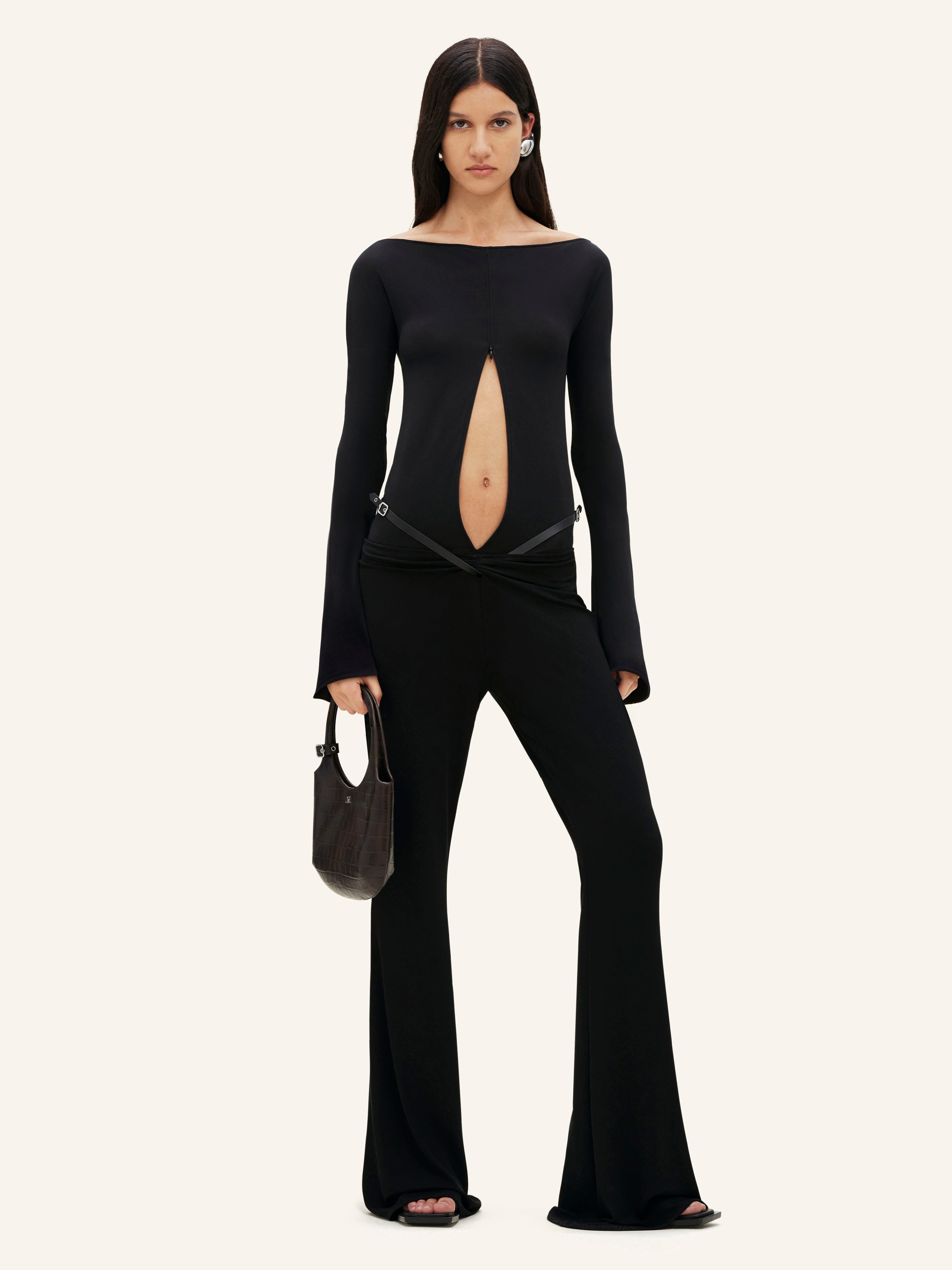 SLASH STRAP JERSEY PANTS - 2