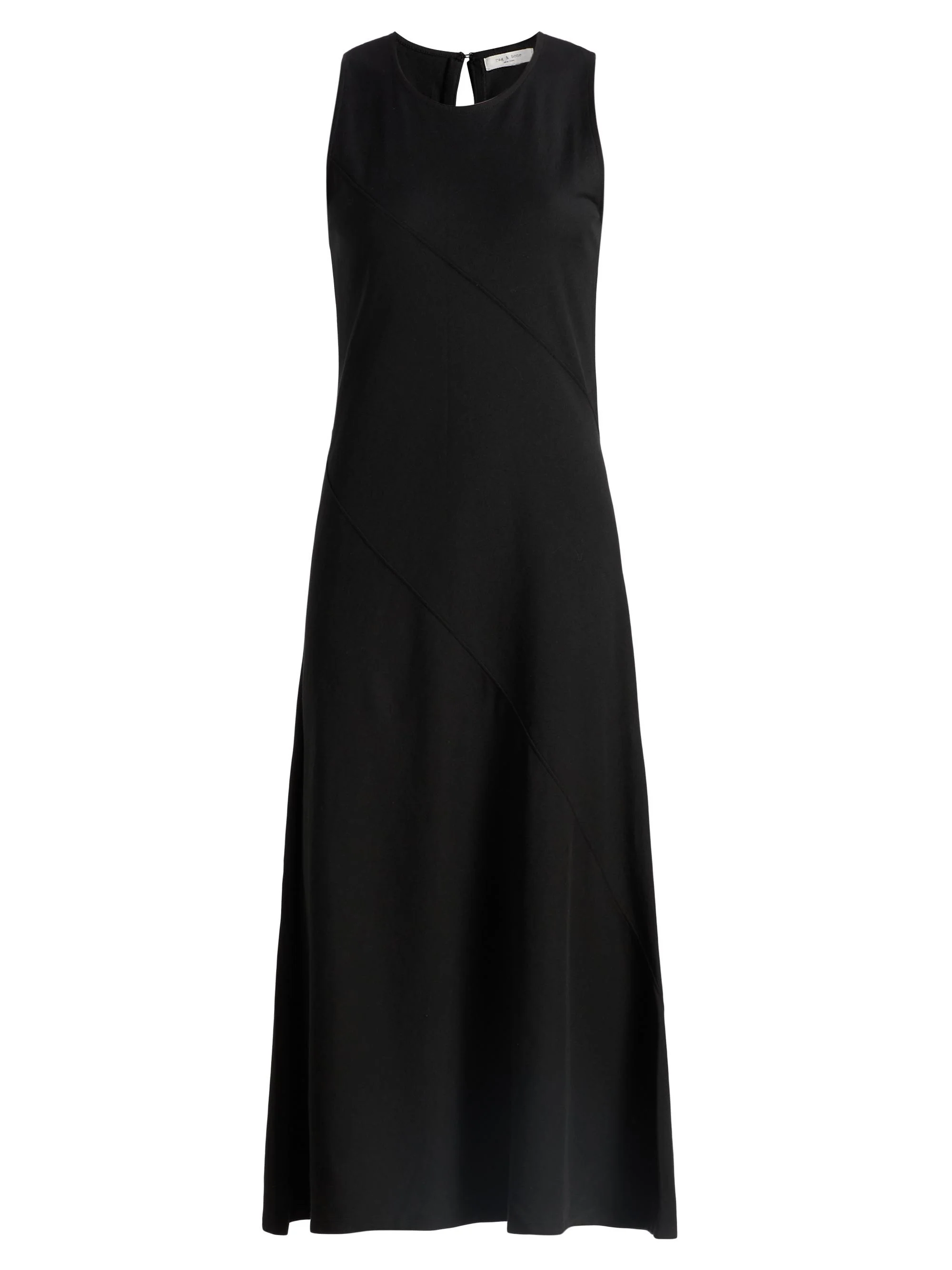 Women's Mica Bias-Cut Midi-Dress - Black - 1