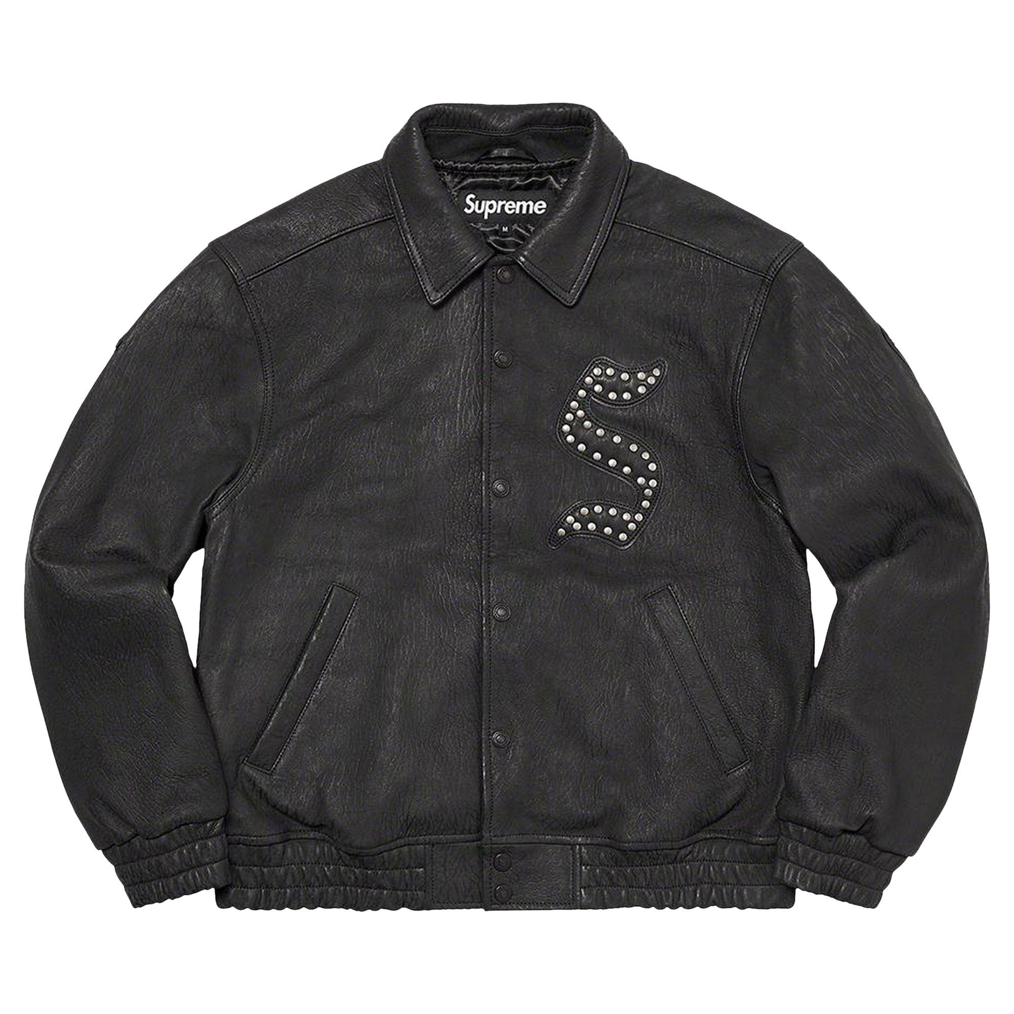 ジャケット・アウター Supreme Pebbled Leather Varsity Jacket Fall/Winter 2021 Preview – Supreme