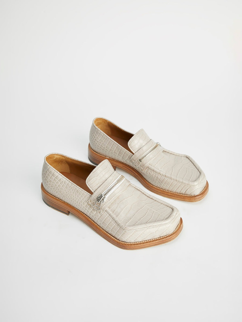 MAGLIANO Magliano | Zipped Monster Loafer Beige Coco Print outlook
