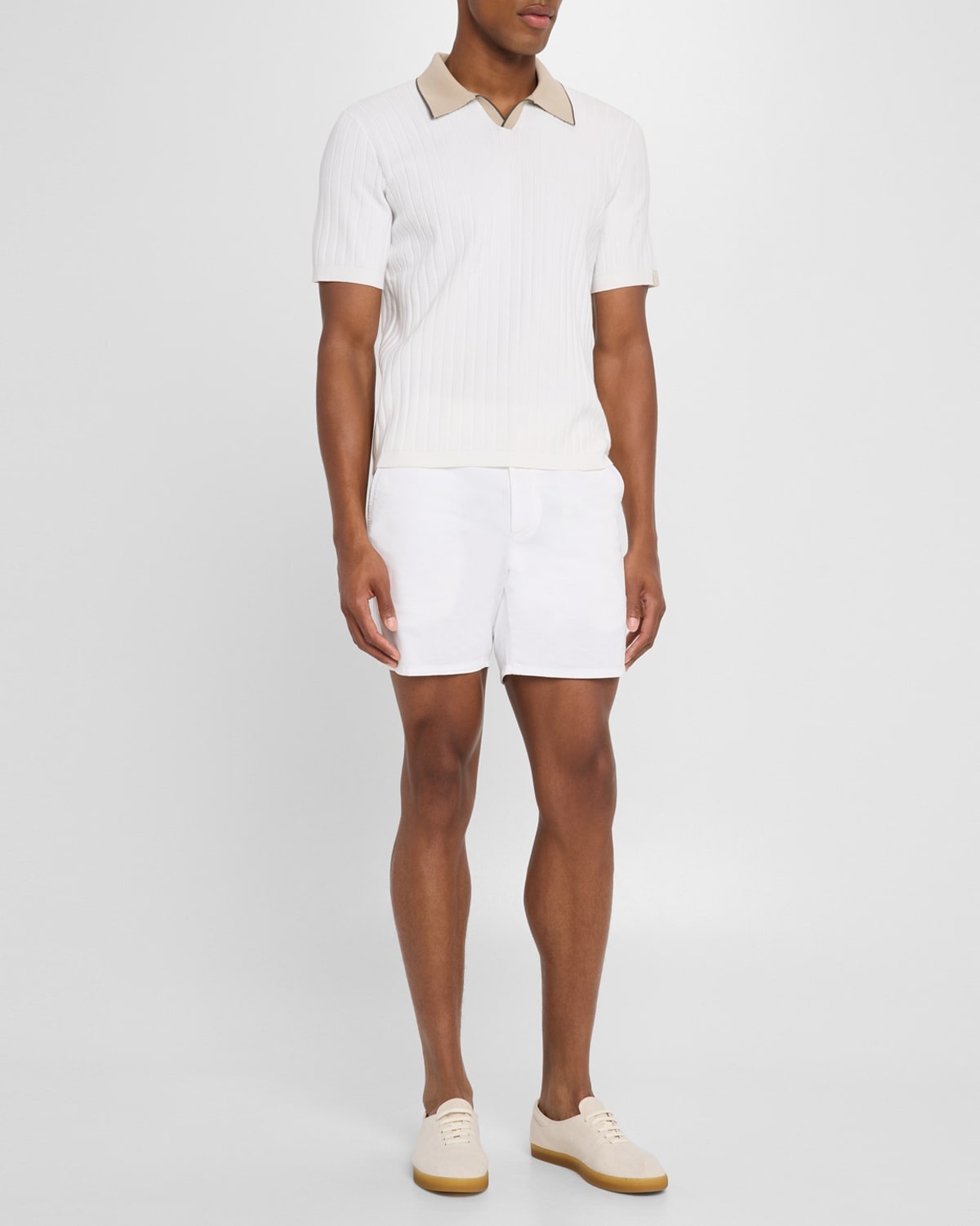 Men's Sanford Ribbed Johnny Collar Polo Sweater - 2