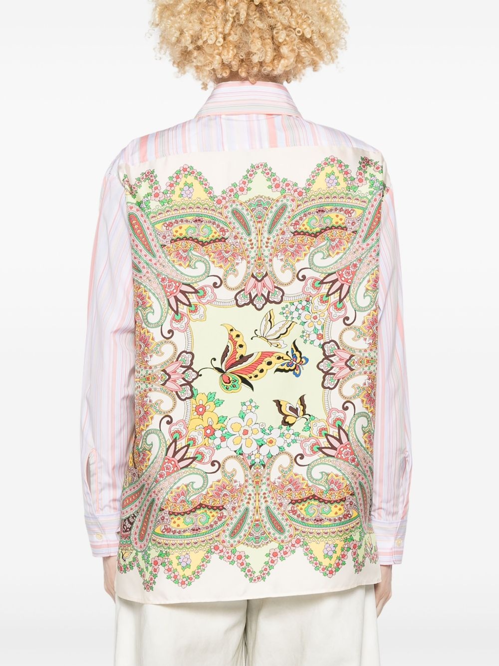 mix-print shirt - 4