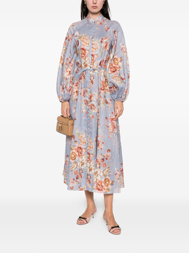Zimmermann Awaken Billow floral midi dress outlook