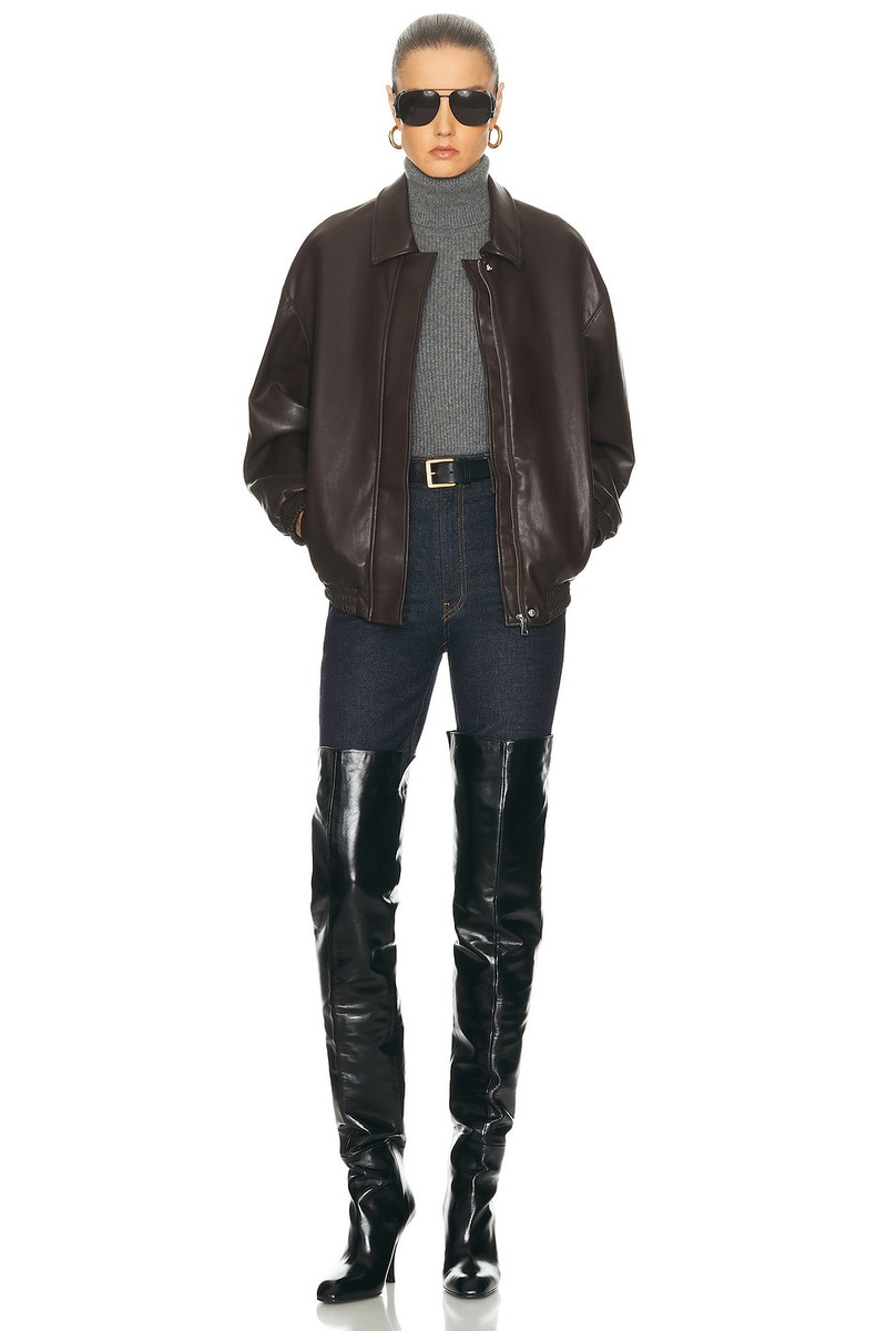 Enza Costa Leather Jacket outlook