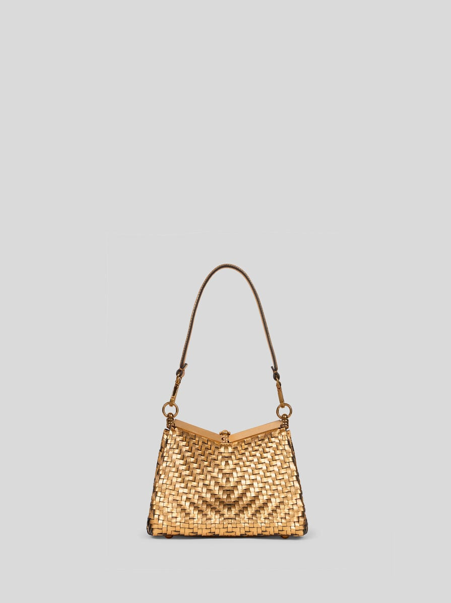 SMALL METALLIC VELA BAG - 3