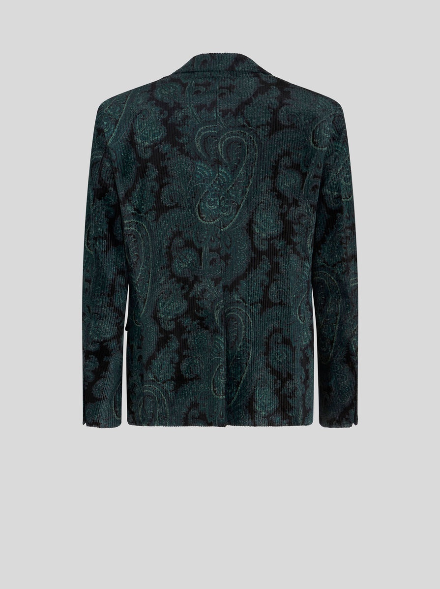 RIBBED PAISLEY JACKET - 2