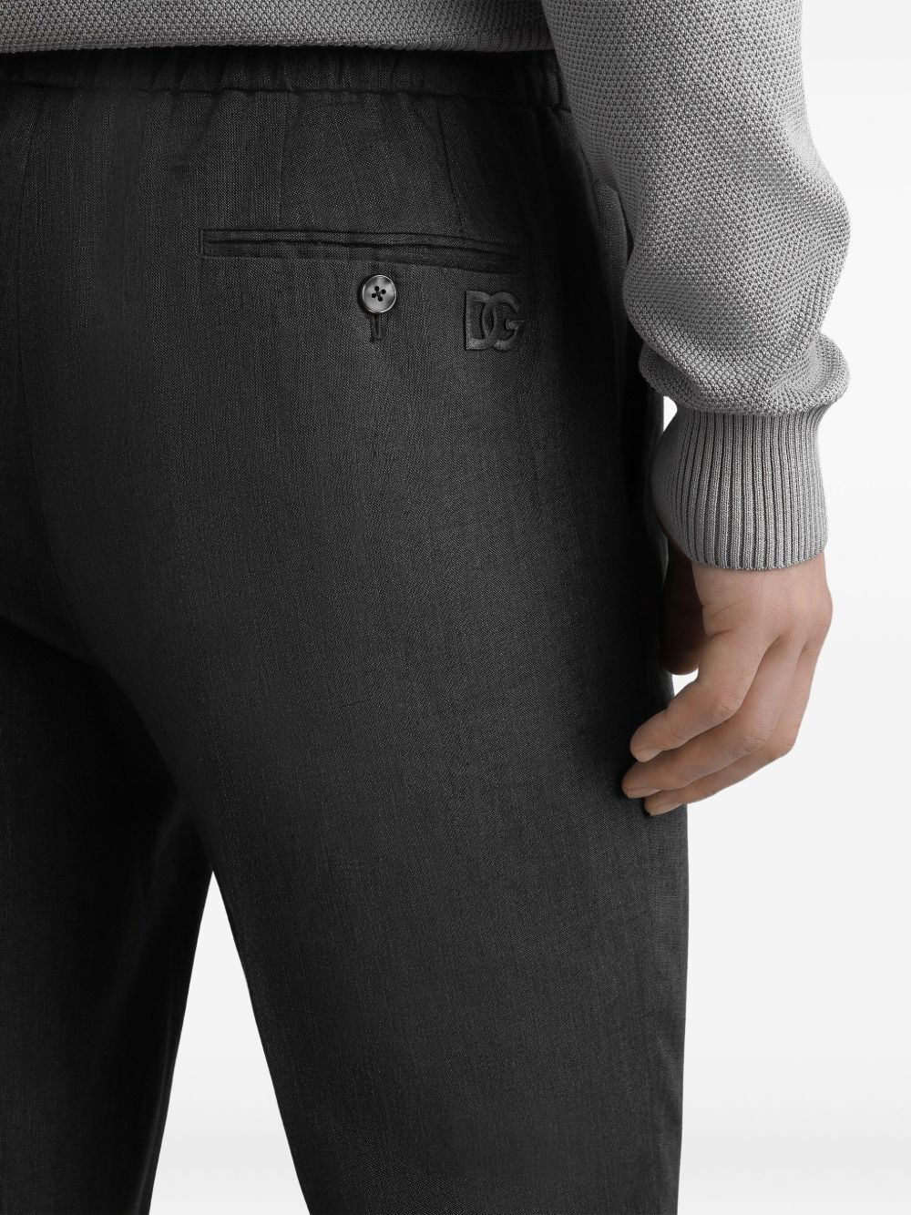 drawstring tailored trousers - 5
