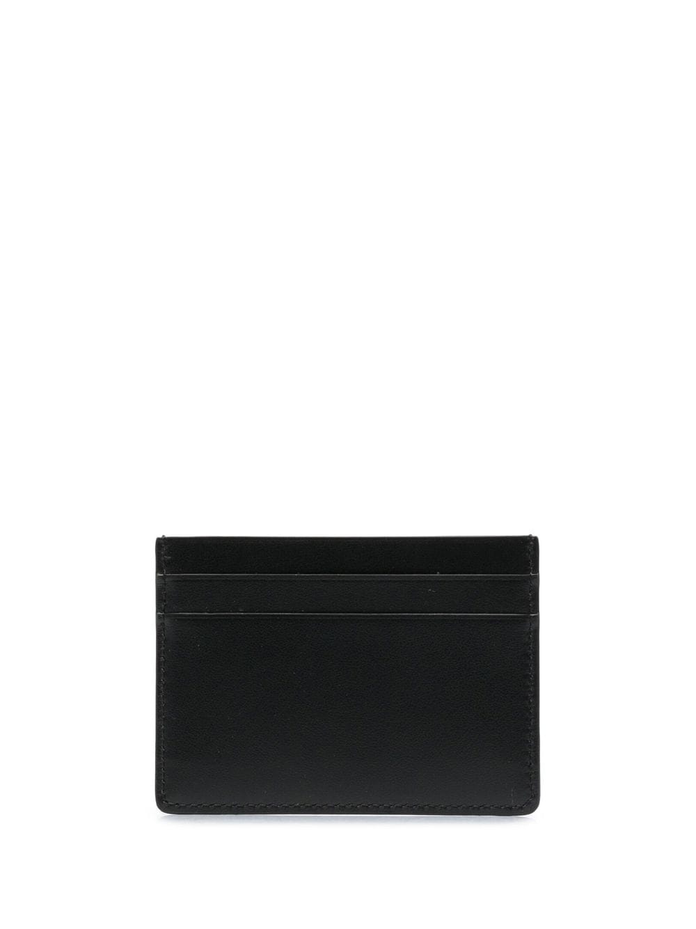 logo-print leather cardholder - 2