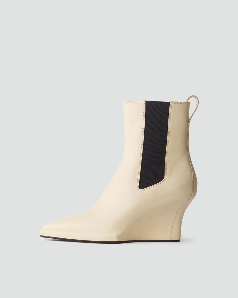 Eclipse Chelsea Boot - Leather Wedge Boot - 1