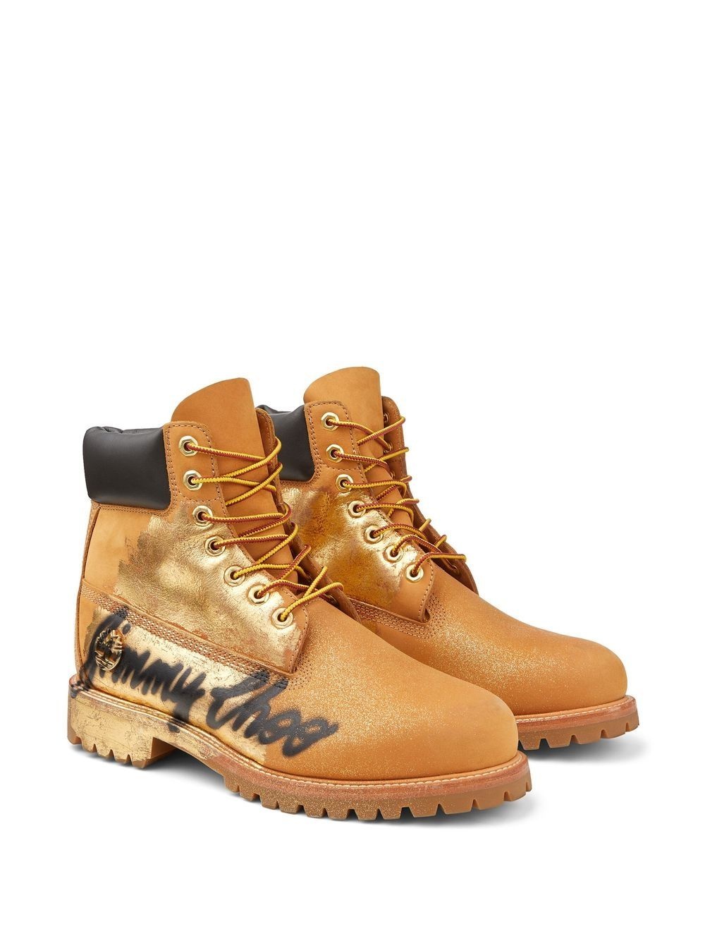 x Timberland graffiti logo ankle boots - 2