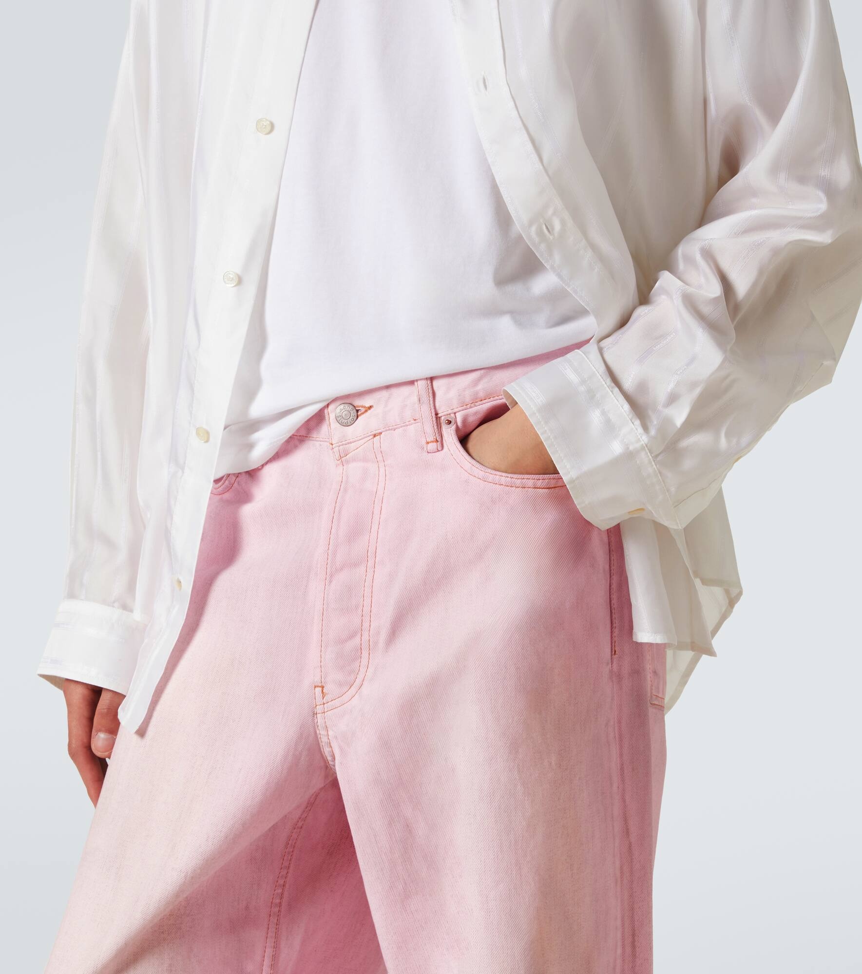 1981 distressed wide-leg jeans - 5