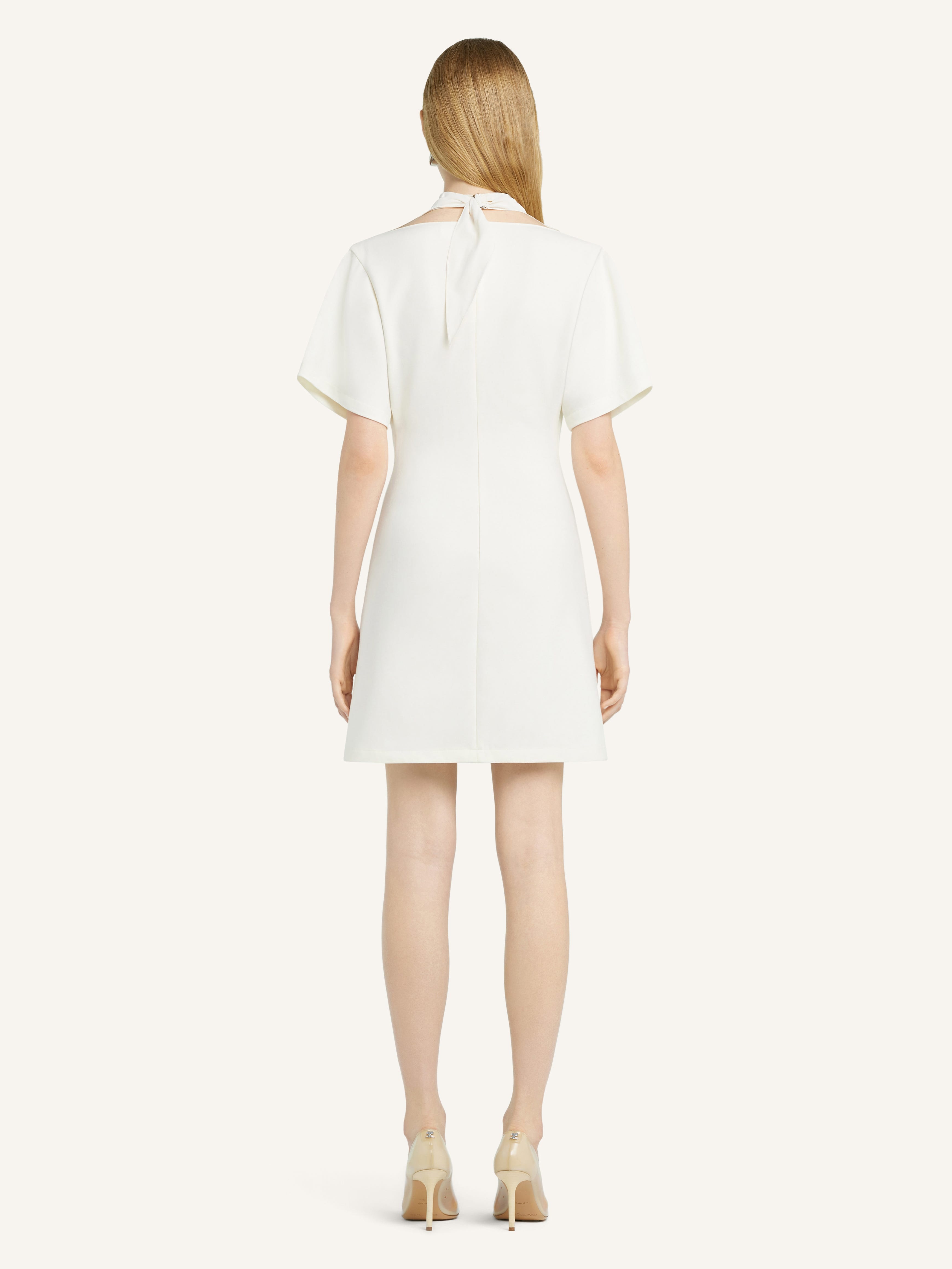 SCARF A-LINE DRESS - 4