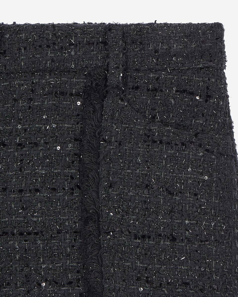 BLACK TWEED SHORTS 7