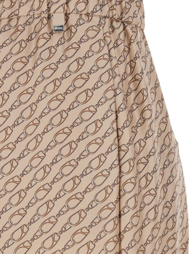 patterned drawstring-fastening trousers 3