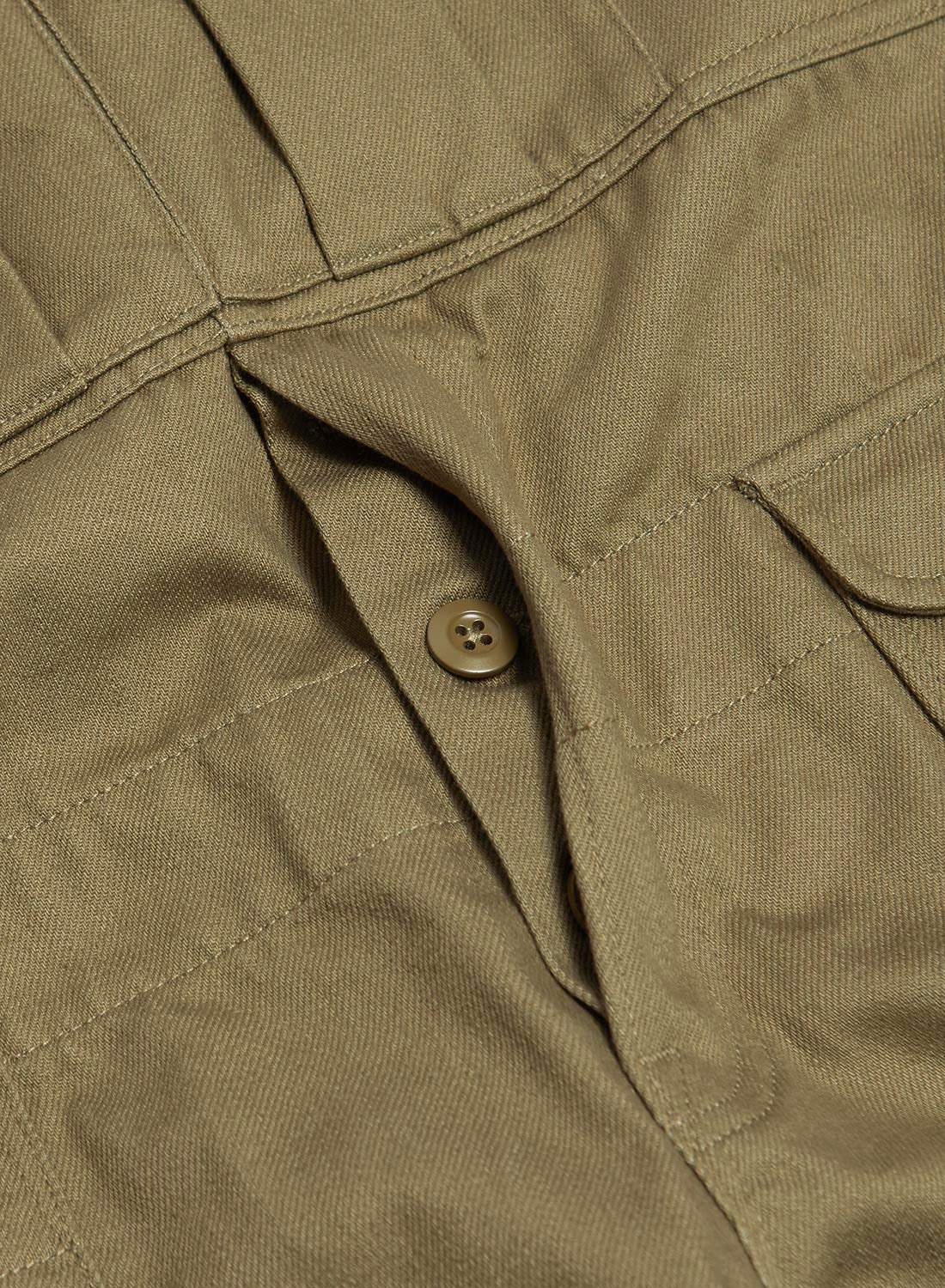 Railway Dungaree Heavy Cotton in Army - 9