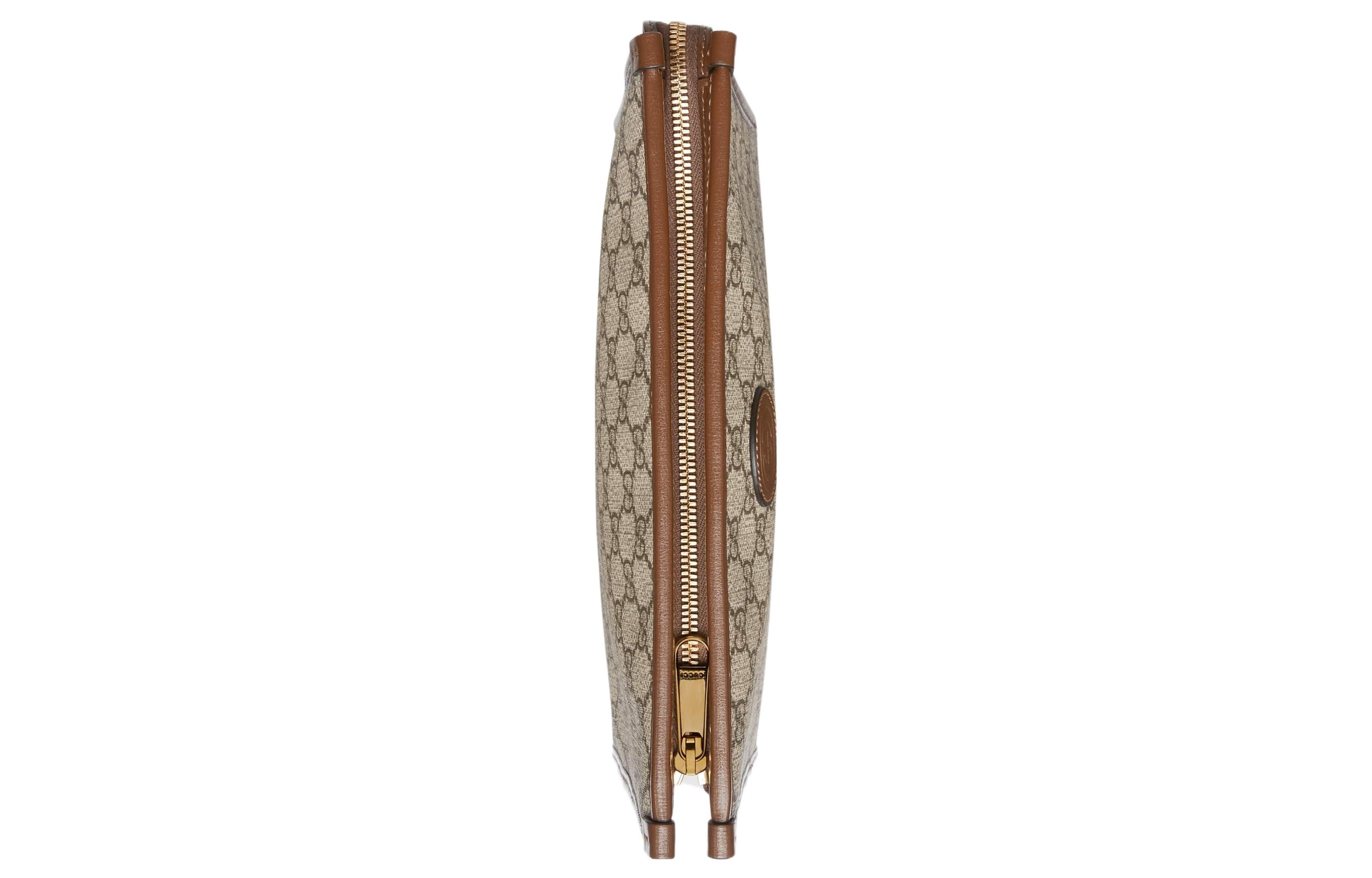 Gucci Beauty Case With Interlocking G 'Beige Ebony Brown Sugar' 672956-92TCG-8563 - 5