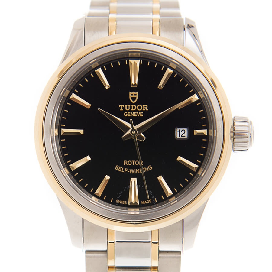 Tudor Style Automatic Black Dial Ladies Watch 12103-0003 - 2