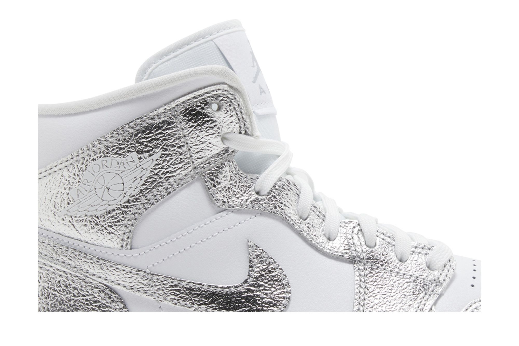 Wmns Air Jordan 1 Mid SE 'Metallic Silver' - 2