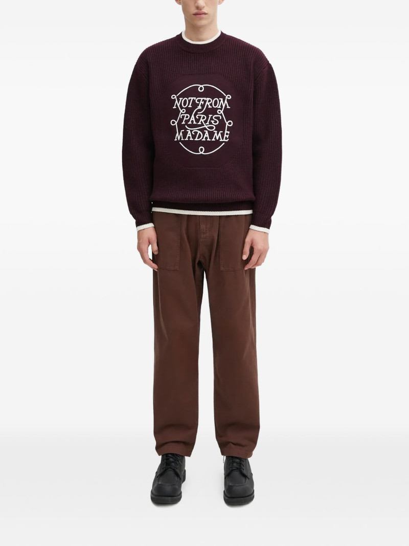 GRAMICCI Loose Tapered Ridge elasticated belted trousers outlook