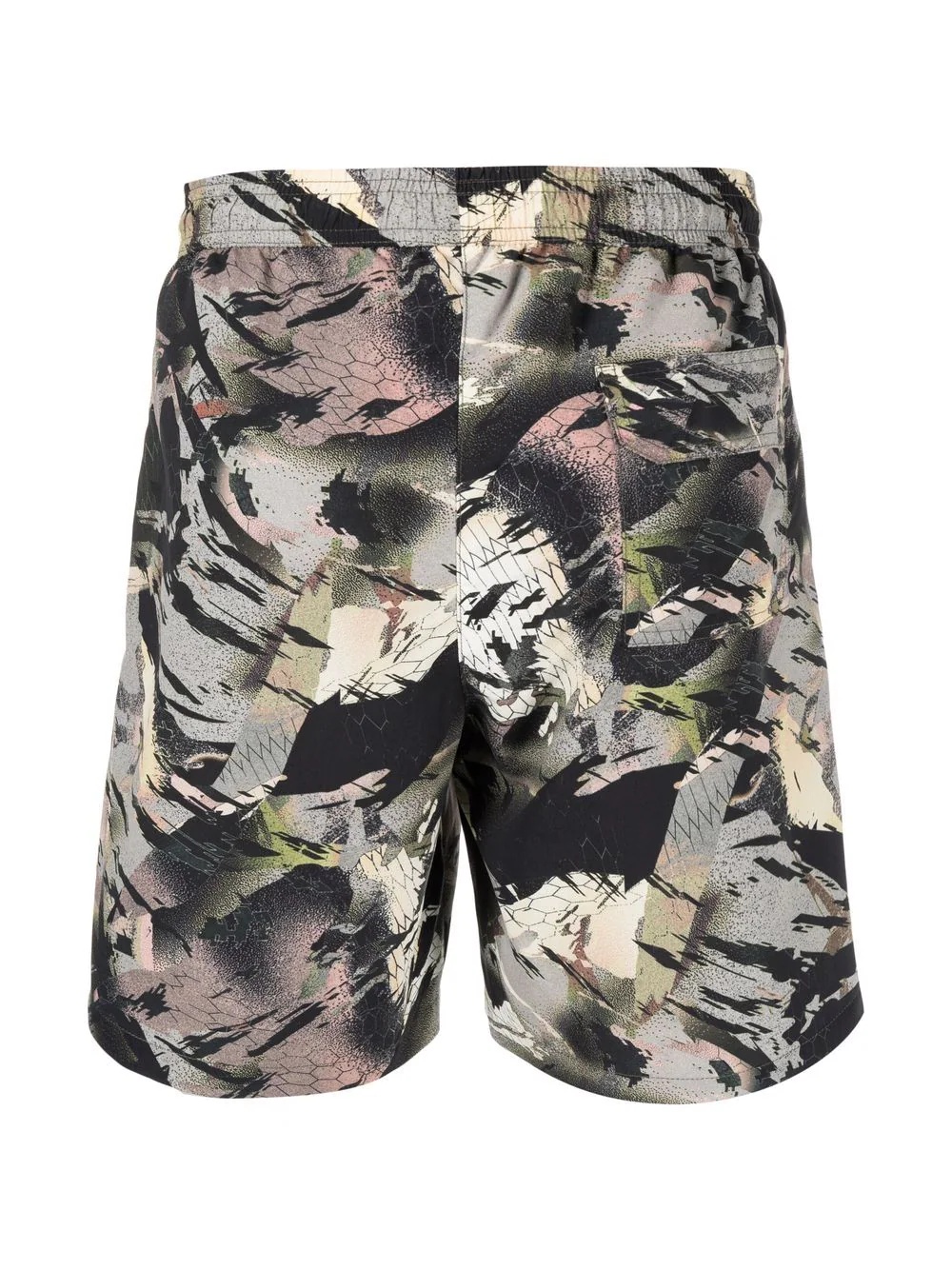 abstract-print swim shorts - 2