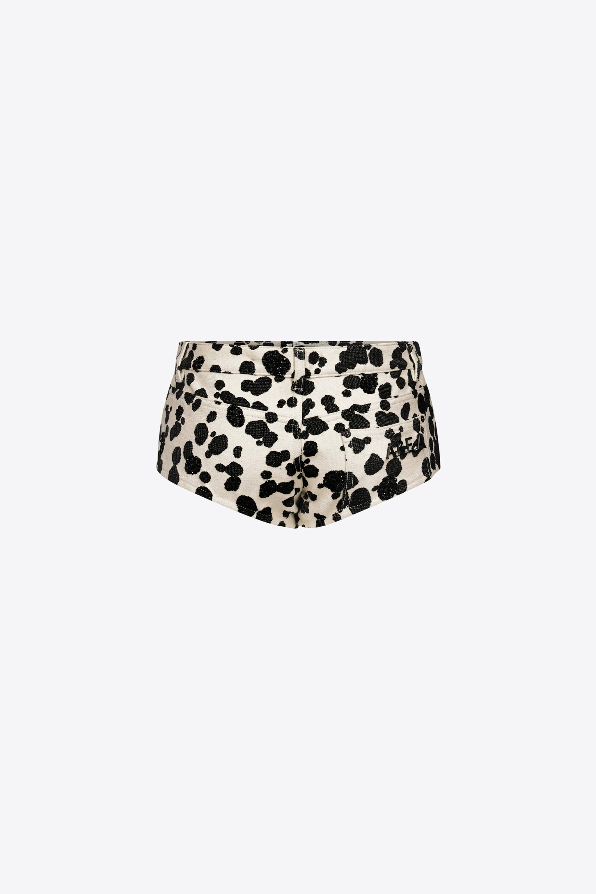 DALMATIAN DENIM HOT SHORT - 2