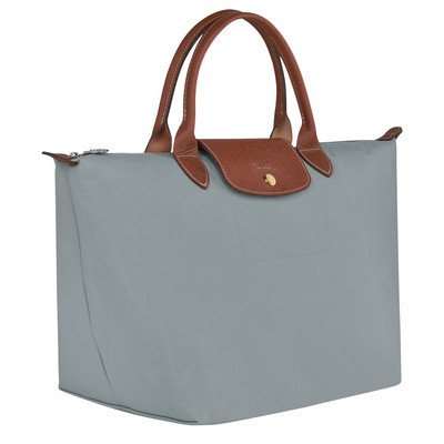 Longchamp Le Pliage Original M Handbag Steel - Recycled canvas outlook