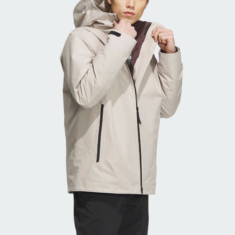 adidas Terrex 3-In-1 Rain.Rdy Reversible Jacket 'Beige' IL8969 - 6