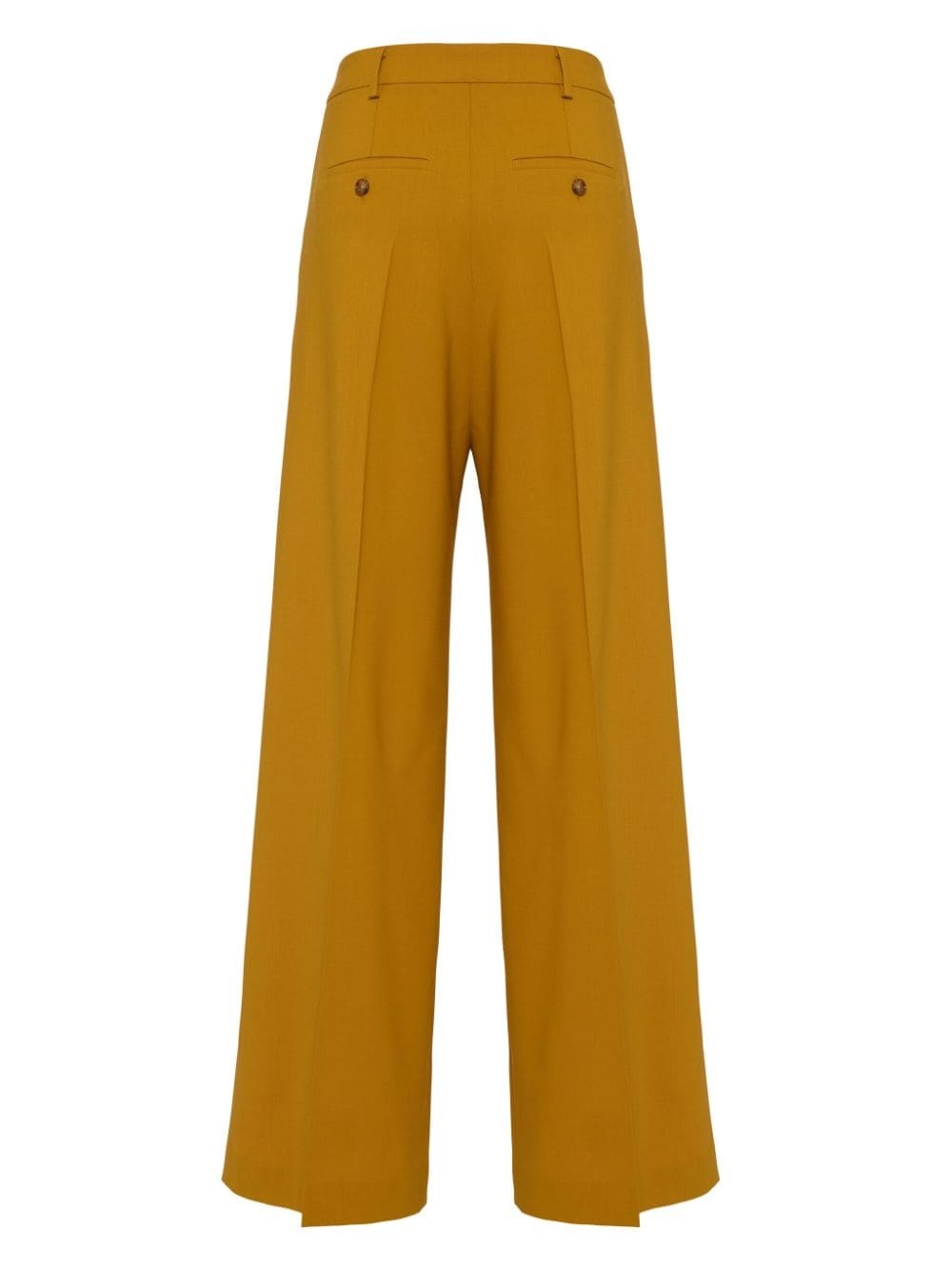 pressed-crease flared trousers - 4