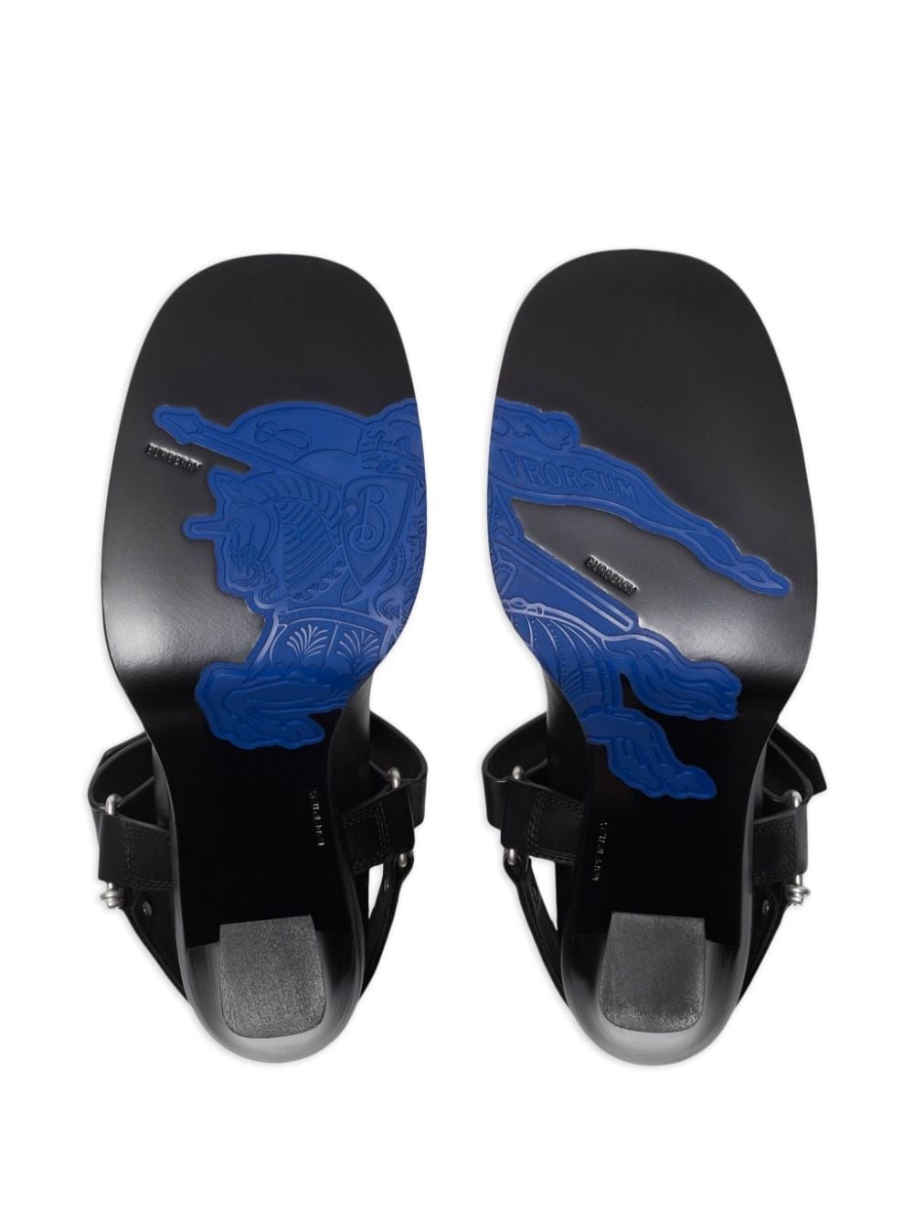 Stirrup 85mm leather pumps - 5
