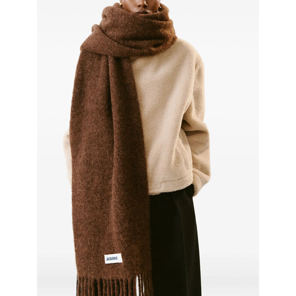 Jacquemus Brown Scarves Men - 3
