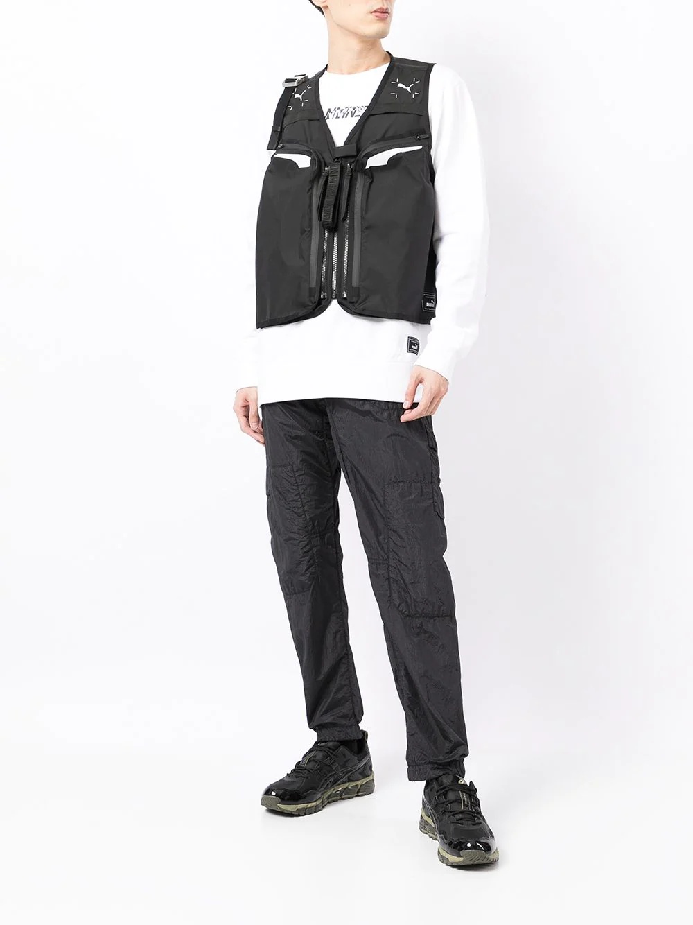 x Nemen zip-up utility vest - 2