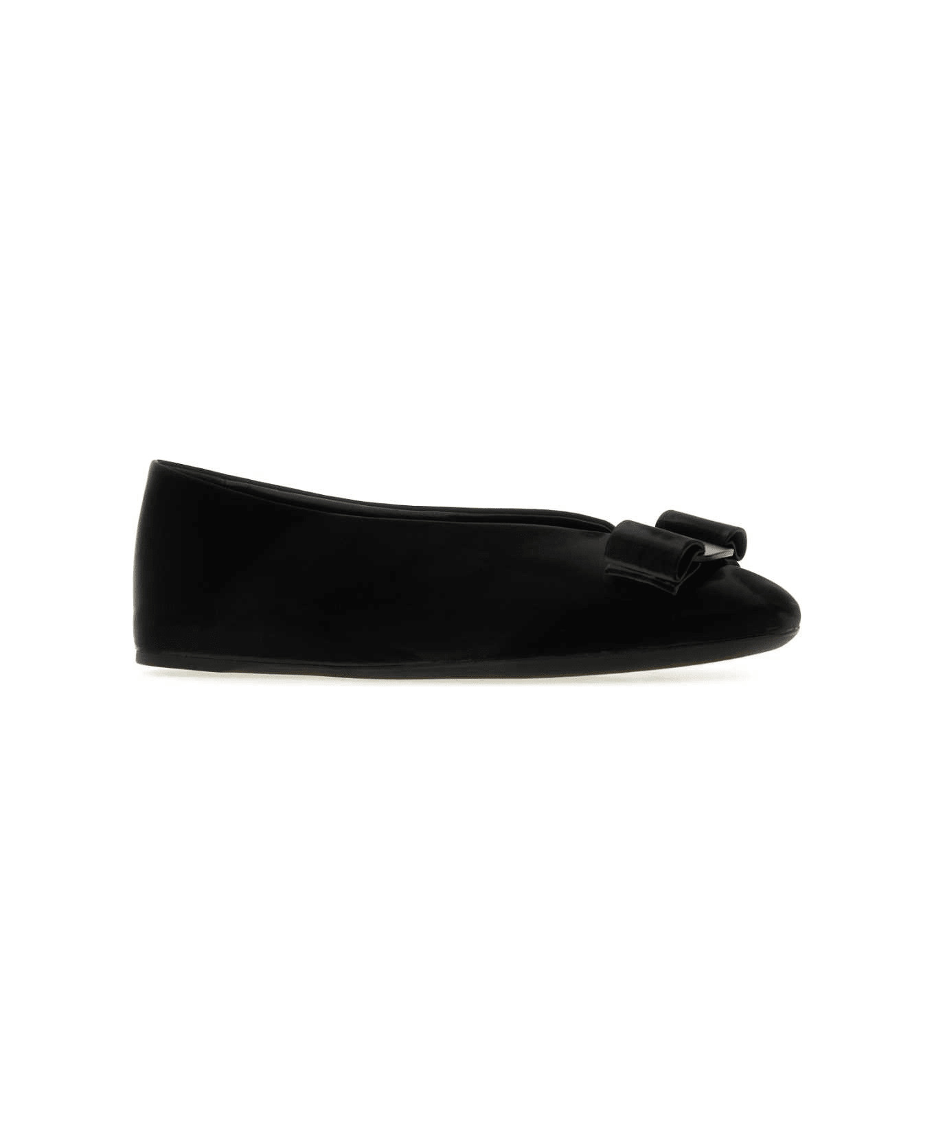 Black Leather Vanna I Ballerinas - 2