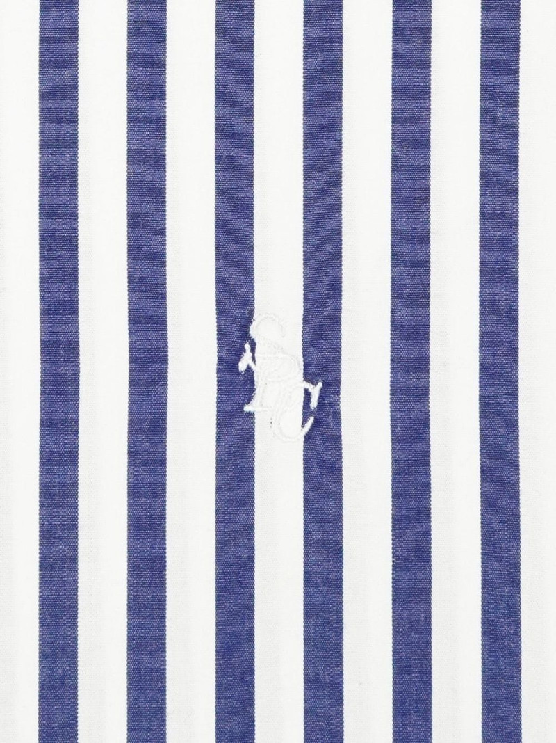 Sporty & Rich vertical-stripe long-sleeve shirt outlook