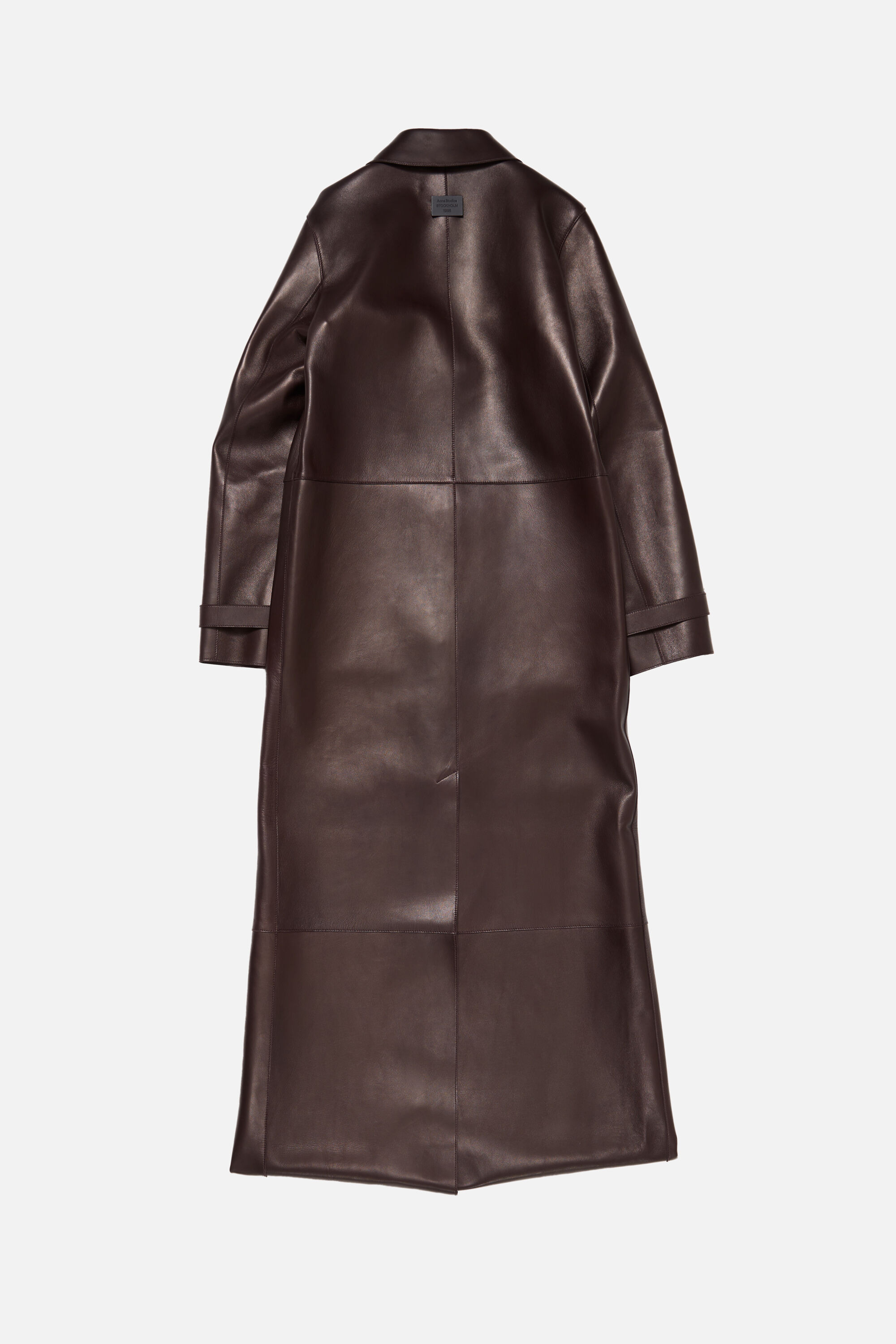 Leather coat - Chocolate brown - 7