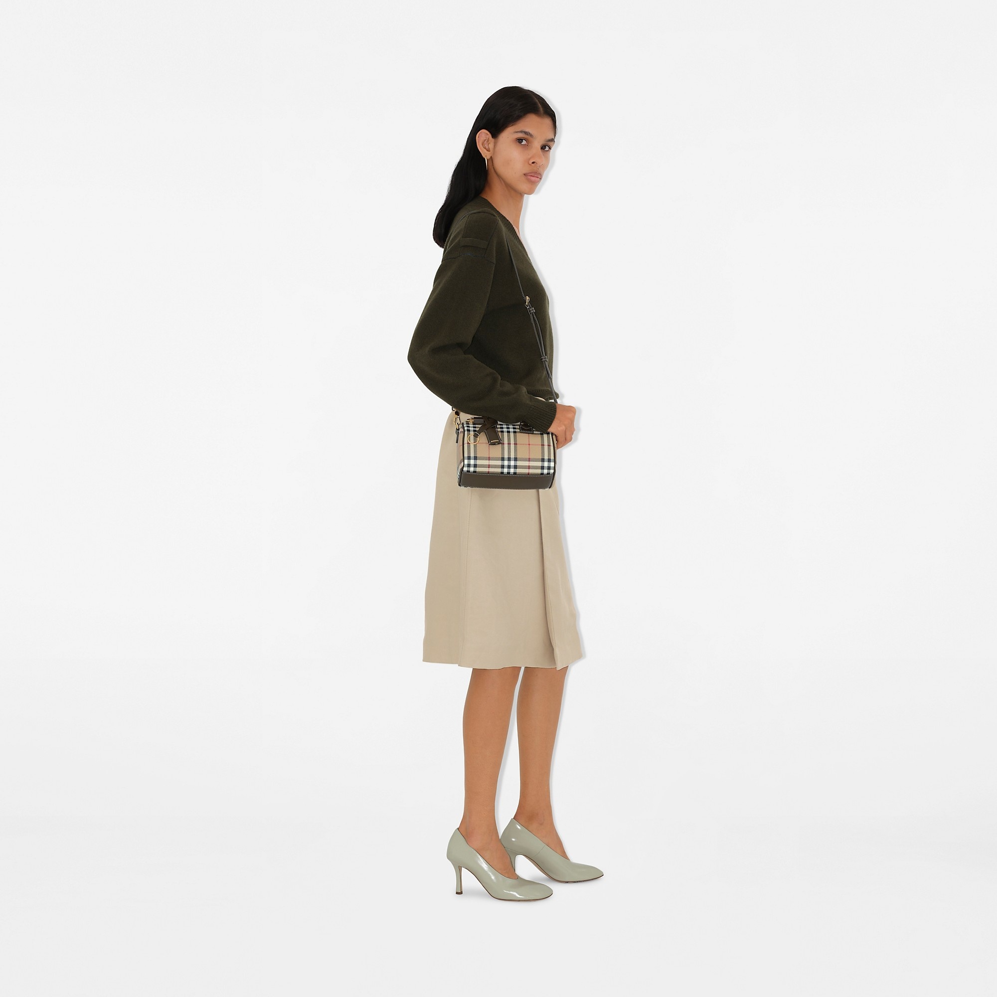 Mini Check Bowling Bag - 3