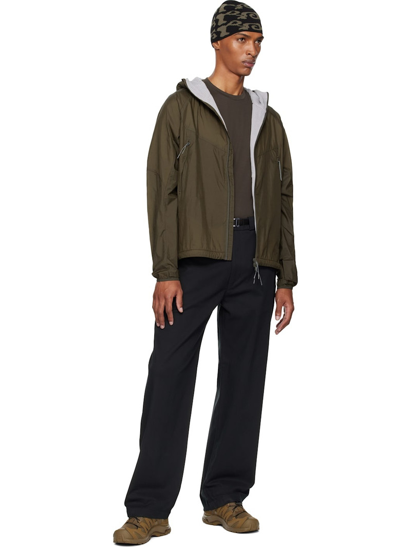 ROA Black Buckle Chino Trousers outlook