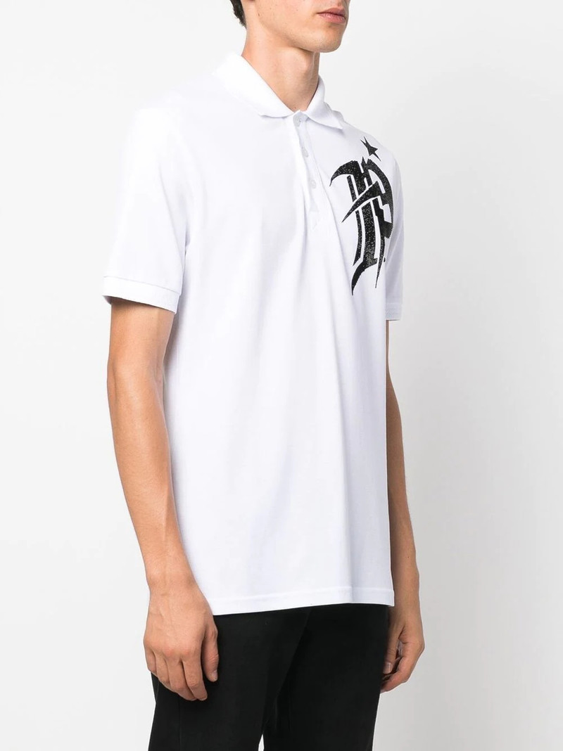 logo-print polo shirt 4