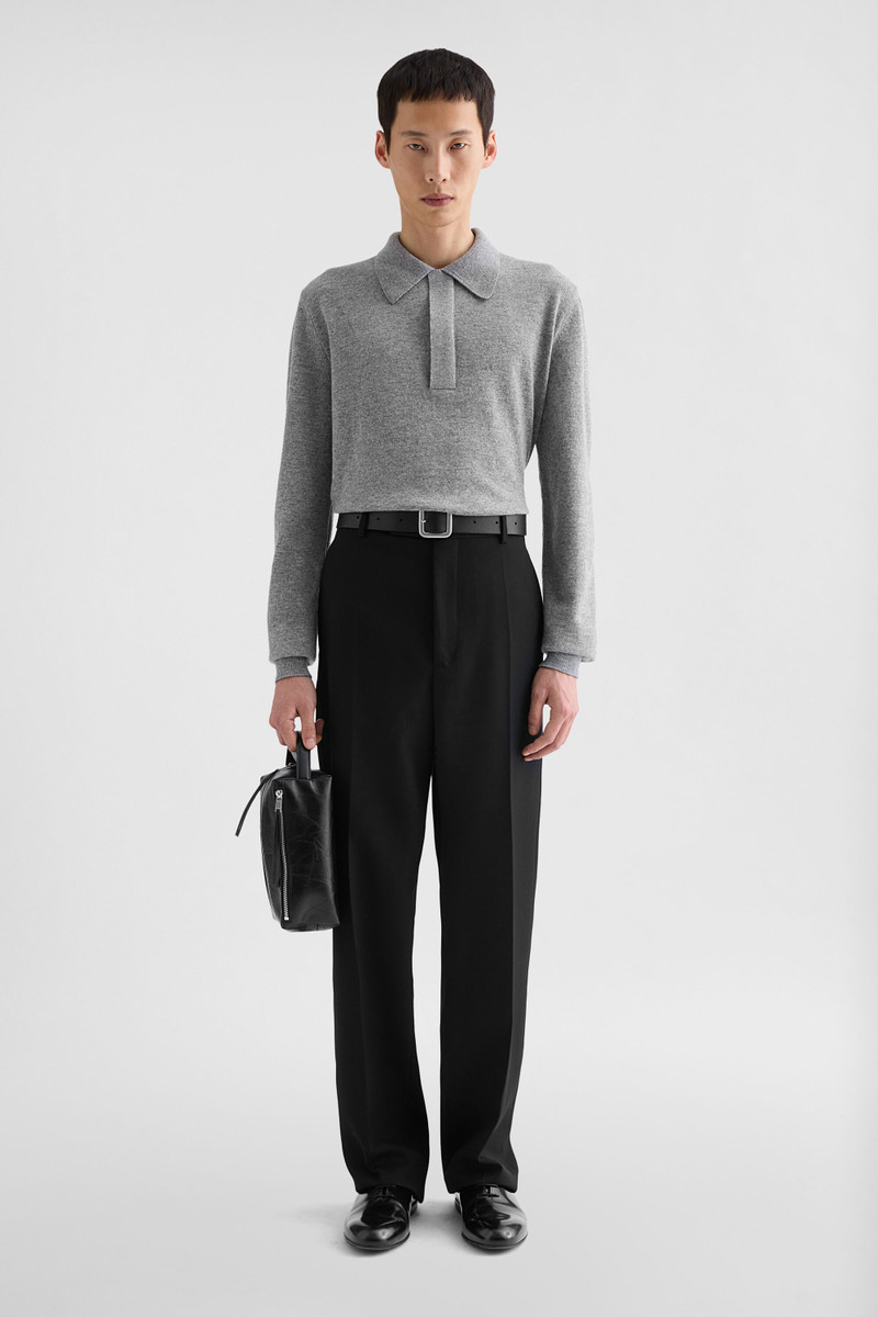 Jil Sander Lightweight Wool Polo Sweater outlook